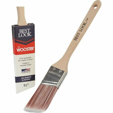 BEST LOOK By Wooster 1-1/2 In. Angle Sash Paint Brush D4022-1 1/2